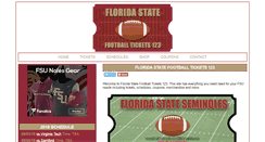 Desktop Screenshot of floridastatefootballtickets123.com
